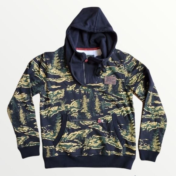 Pullover/half zipper - Heavyweight hoodie| BornFly - Picture 1 of 7